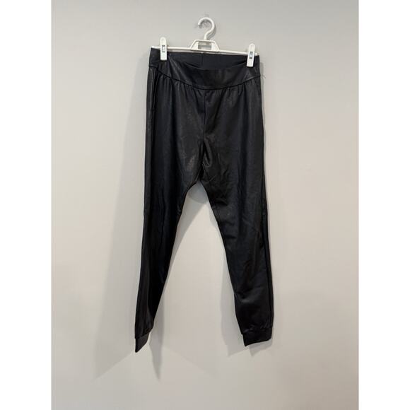 Commando Revolve Faux Leather Jogger Pants Size Medium 2327 - Picture 4 of 11